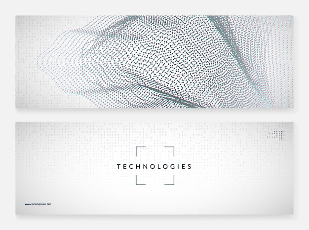 Big data abstract. Digital technology background.