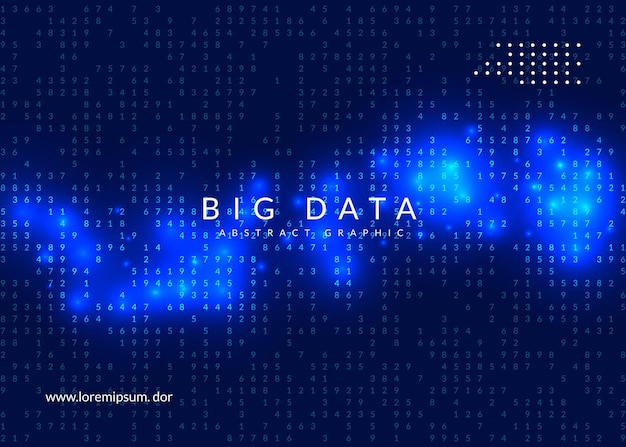 big data background technology for visualization artificial in