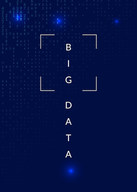 big data background technology for visualization artificial in