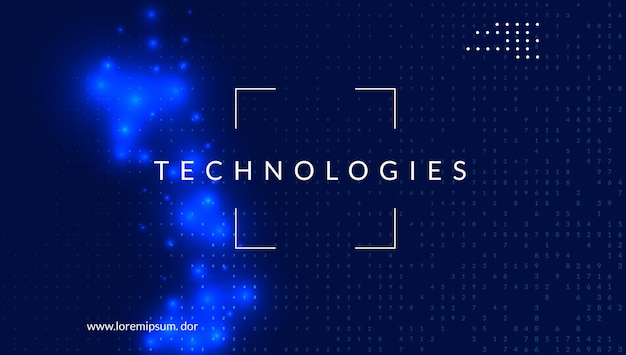 big data background technology for visualization artificial in