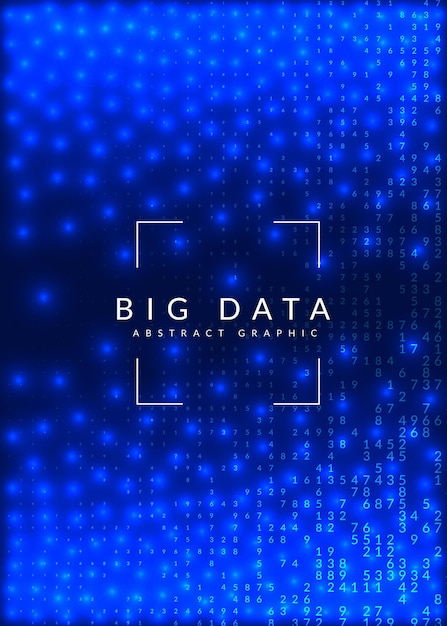 big data background technology for visualization artificial in