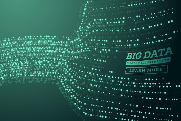 Big Data Concept Abstract Background Network Connection Structure