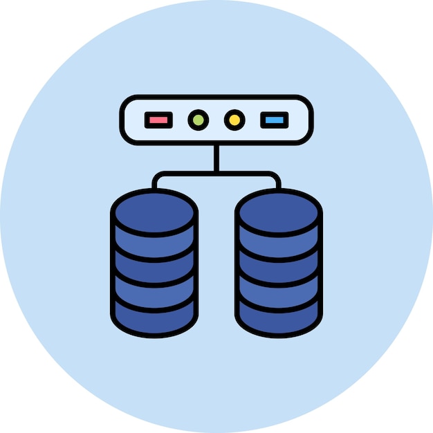 Big Data Flat Illustration