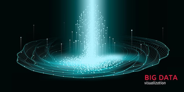 Big data flow analytics visualization
