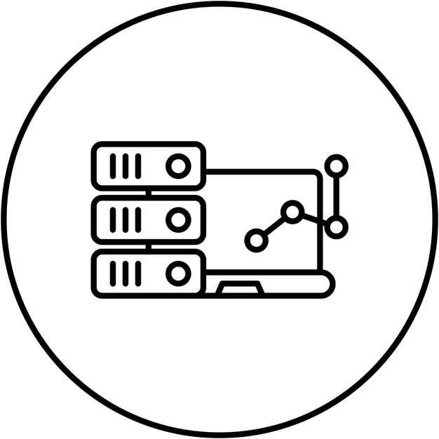 Big Data icon vector image Can be used for The Future