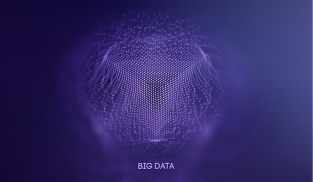 Big data technology background. Binary code algorithms deep learning. Virtual reality analysis. Data science learning machine. Artificial intelligence data research and automation.