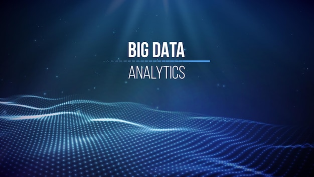 Big data visualization. Background 3d .Big data connection background. Cyber technology Ai tech wire network futuristic wireframe data visualisation. Vector illustration . Artificial intelligence .