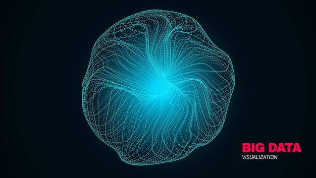 Big data visualization information fractal