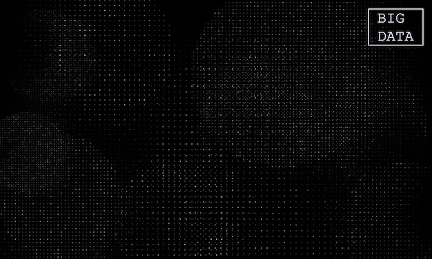 big data. visualization network. futuristic infographics. 3d wave. abstract halftone poster.