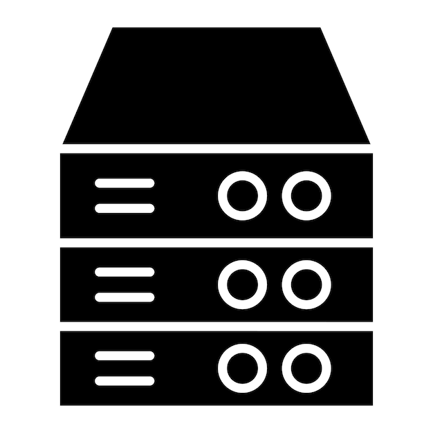 Big Dipper Glyph Solid Black Illustration