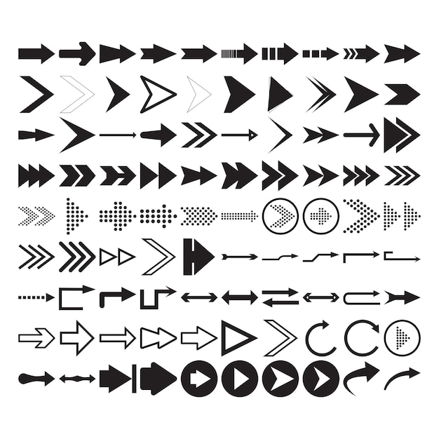 Big set of arrow