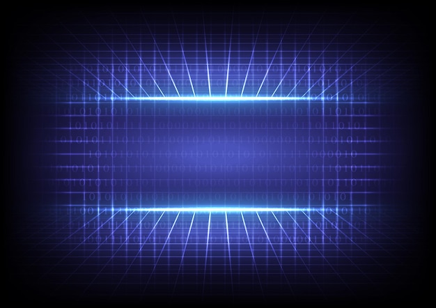 Binary code Abstract Computer matrix background graphic data technology decryption algorithm encryption and laser grid element Placeholder landing page and template technology