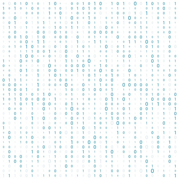 Binary code zero one matrix banner vizerunok trellis binary computer code