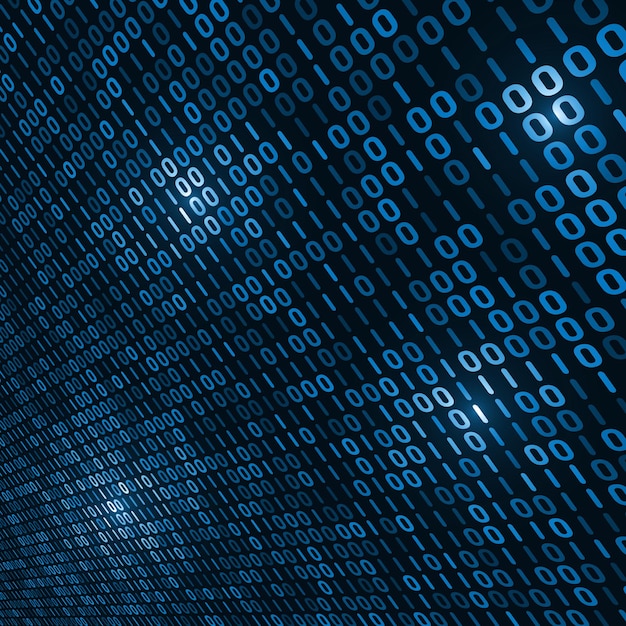 Binary computer code background