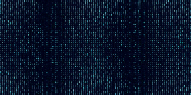 Binary data software programming code background Random 0 and 1 numbers of program code Digital big data technology concept for your design Vector Illustration