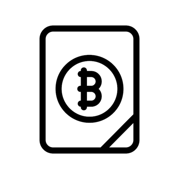 Bitcoin document Icon
