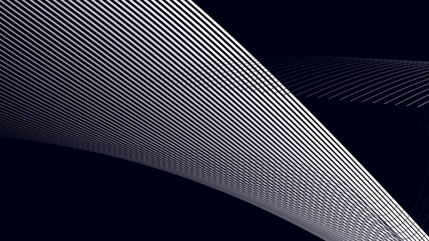 Black abstract background with curve line for backdrop or presentation