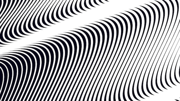 Black abstract background with curve line for backdrop or presentation