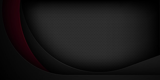 Black abstract background with overlapping characteristics.