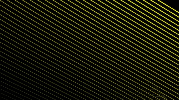 black abstract backround with yellow curve line for backdrop or presentation