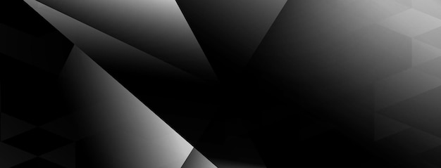Black abstract geometry design pattern background vector