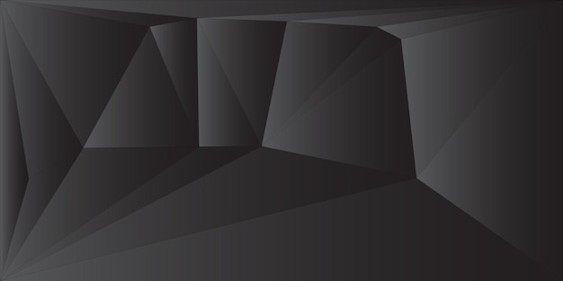 black abstract presentation background vector dark grey abstract background geometric