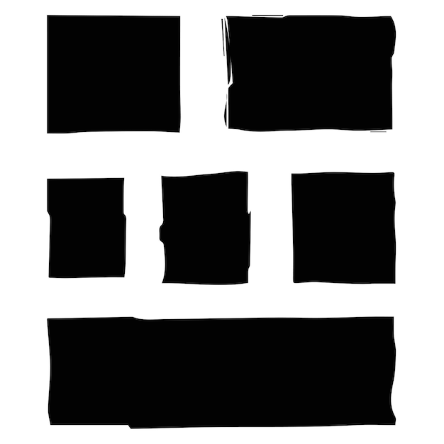 black abstract squares minimalist design versatile template with copy space
