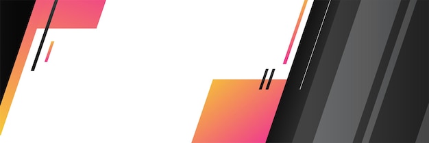 black and orange banner background. vector abstract graphic design banner pattern background template.