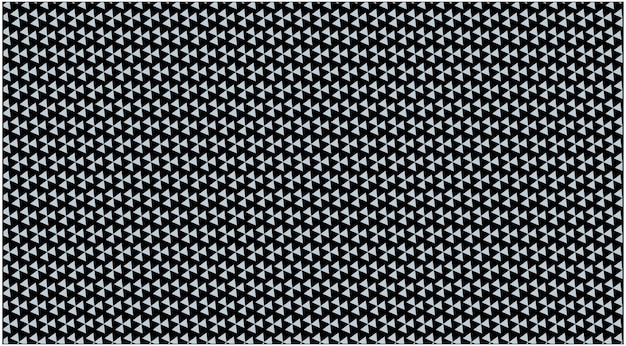black and white abstract geometric pattern on a black background