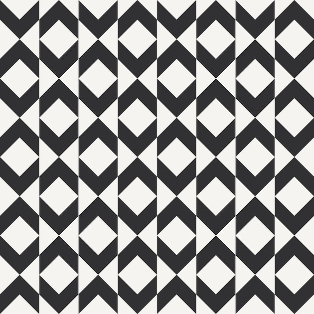 Black and white abstract geometric quilt pattern vector background