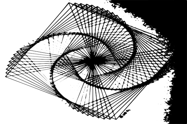 black and white designed texture