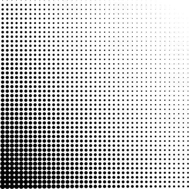 black and white halftone pattern background