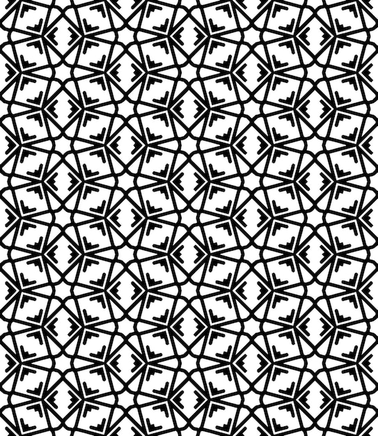 black and white seamless abstract pattern background and backdrop grayscale ornamental design