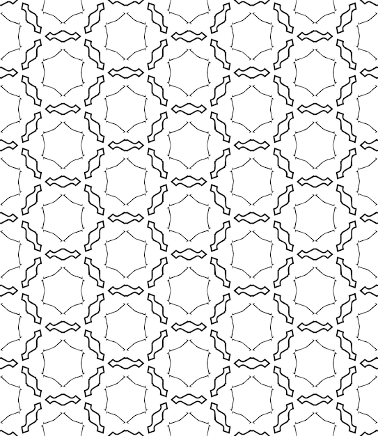 black and white seamless abstract pattern background and backdrop grayscale ornamental design