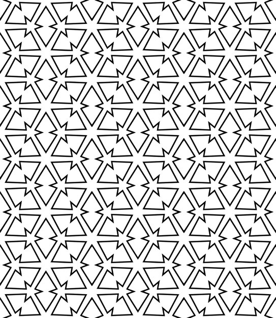 black and white seamless abstract pattern background and backdrop grayscale ornamental design