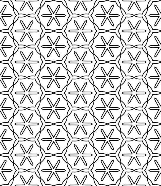 black and white seamless abstract pattern background and backdrop grayscale ornamental design