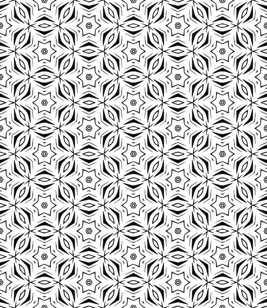 black and white seamless abstract pattern background and backdrop grayscale ornamental design