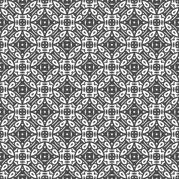 Black and white seamless pattern design decorative background