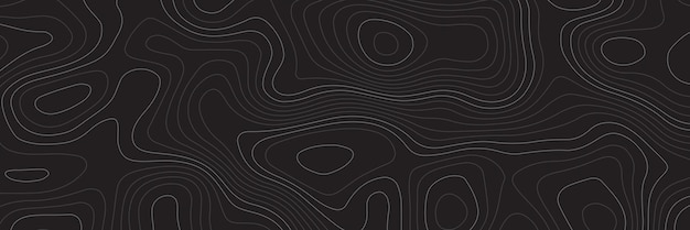 black and white topographic map lines contour background geographic lines map assignment pattern