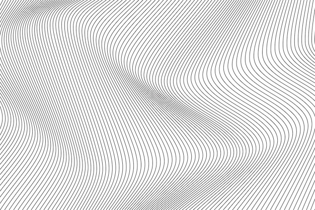 black and white wavy stripes background