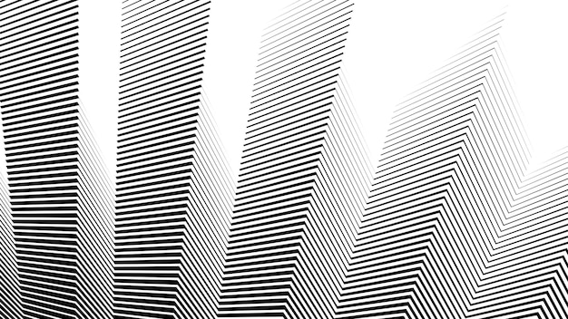 Black and white zig zag line pattern abstract background for backdrop or fabric style