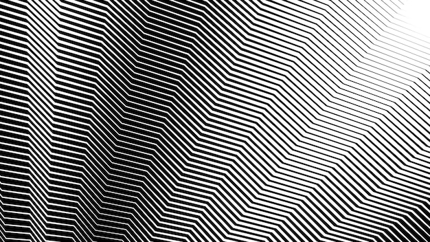 Black and white zig zag stripes line pattern abstract background for backdrop or fabric style
