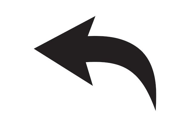 Black arrow icon Flat style arrow icon for your website