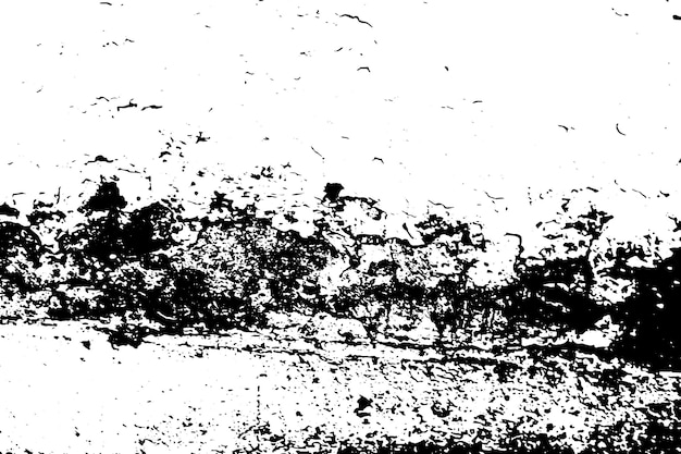 black grunge art on white paper for background