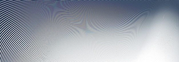 Black lines in 3D perspective vector abstract background single color dynamic linear minimal design wave lied pattern in dimensional and movement
