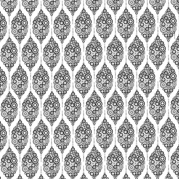 Black seamless pattern background
