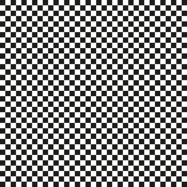Black white checkerboard pattern Uniform square grid High contrast design Classic geometric layout