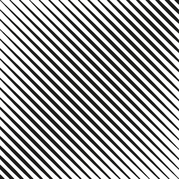 Black white diagonal stripes Optical contrast pattern Abstract geometric background Vector