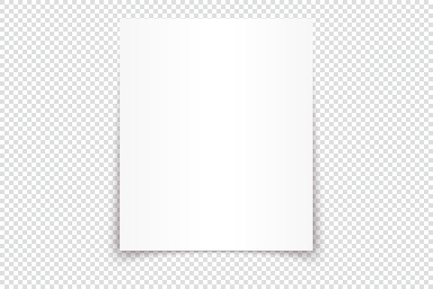 Blank White Paper Sheet