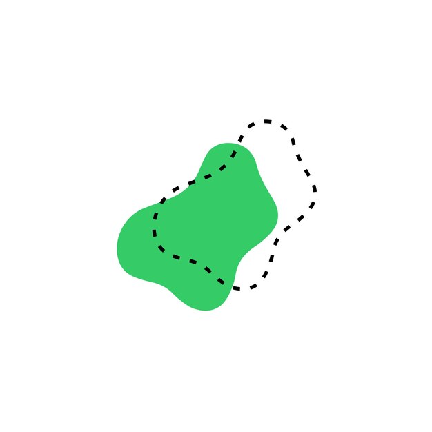 blob set hand drawn vector elements decoration